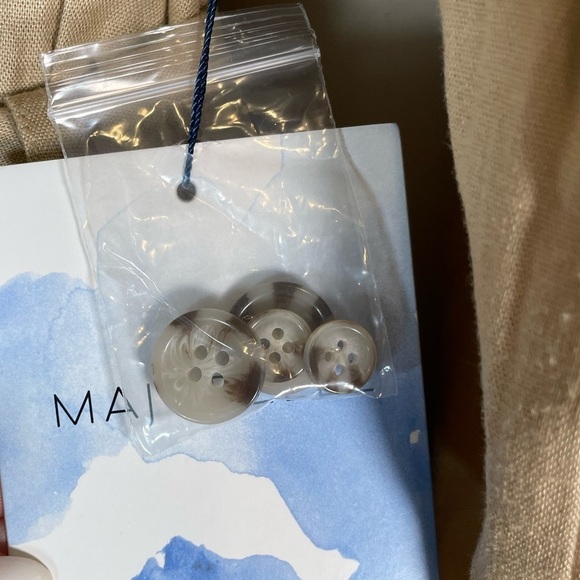 Majorelle Ameera Linen Blend Romper  Nude Tan NWT! Revolve Women’s Sz Large New - Picture 7 of 16